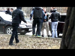 a fight of savage motorists in abakan.